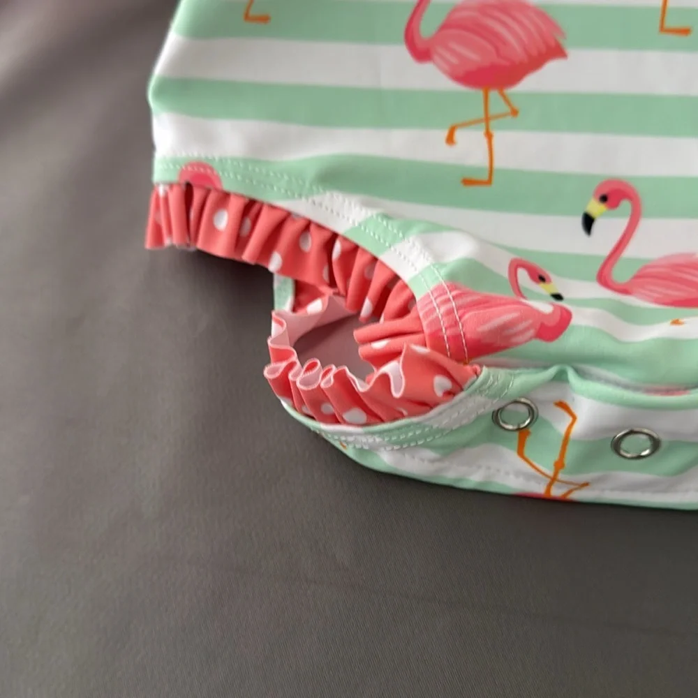 Flamingo Print Kids Swimwear size12-18 mo‎